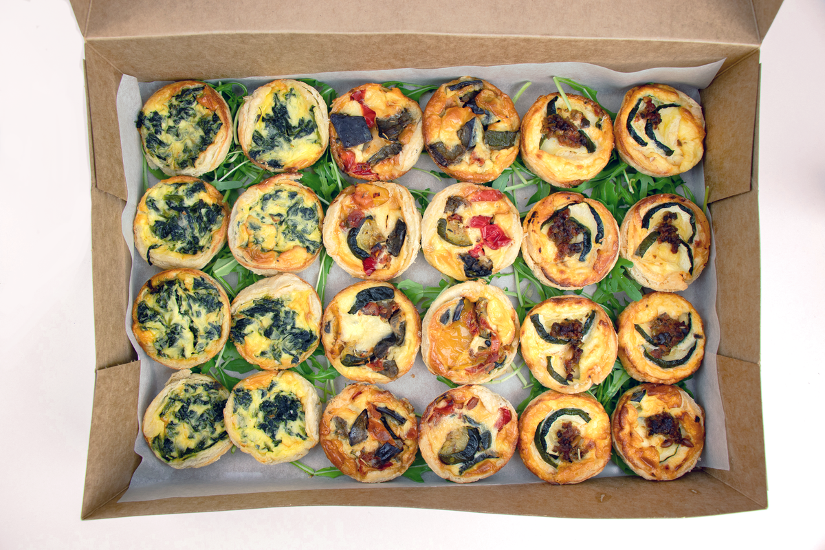VEGETARIAN QUICHE TRIO